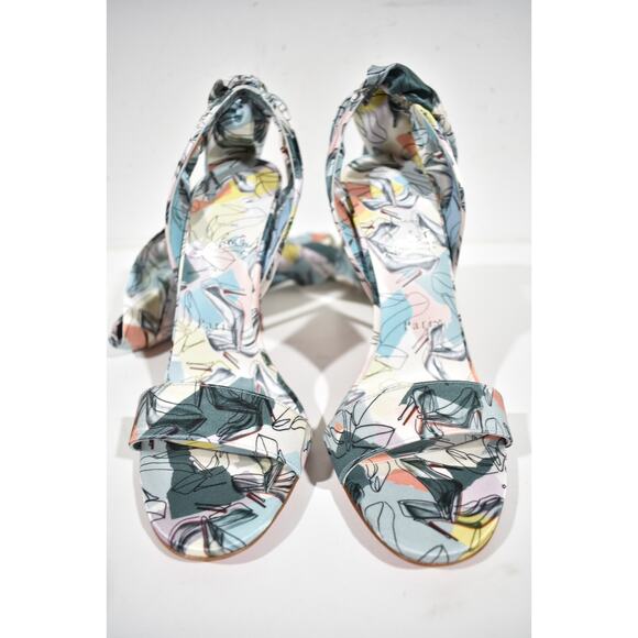 Christian Louboutin Sandale Du Desert 100 Shoes It Up Blue Sandal Heel Pump 38.5 - Picture 7 of 12